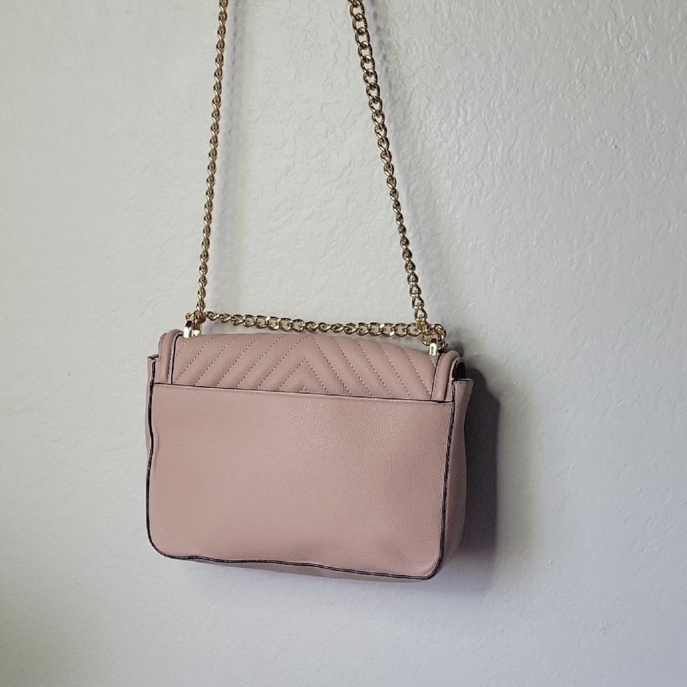 Victora Secret Pale Pink Quilted Shoulder Crossbody - Picture 3 of 9